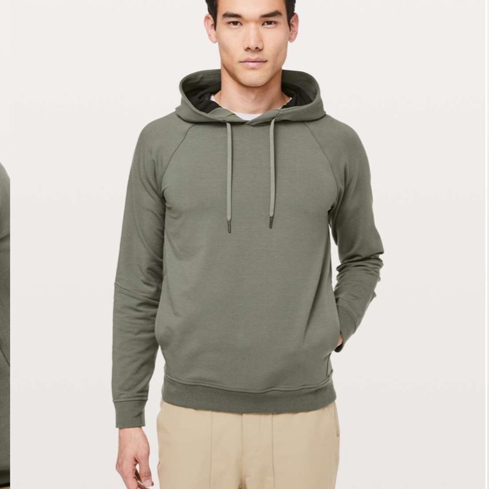 Lululemon City Sweat Pullover Hoodie Grey Sage Medium